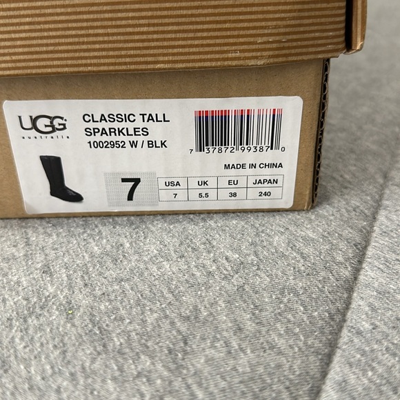 Ugg classic tall Sparkles Black 7 - Picture 6 of 6